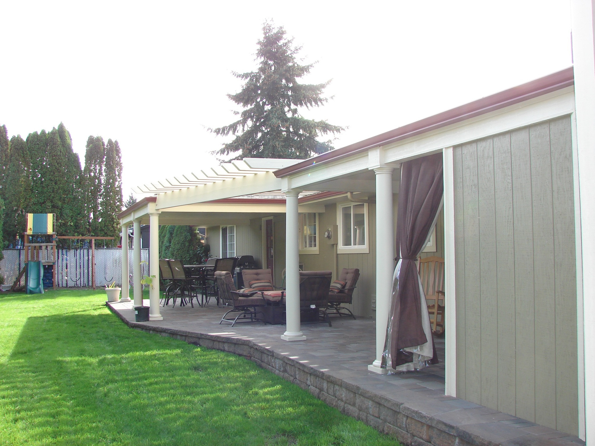 outdoor living space