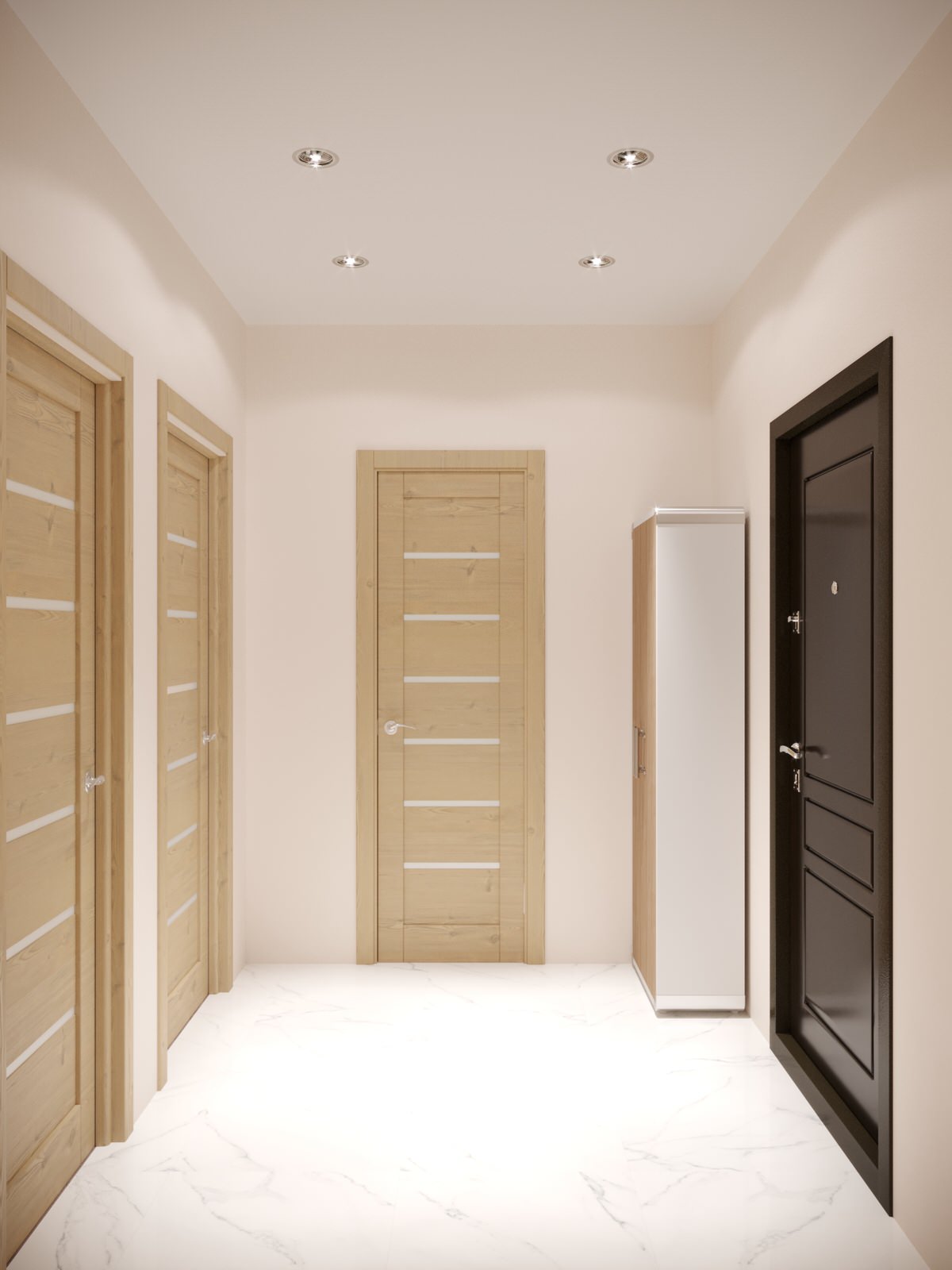 Дизайн-проект однокомнатной квартиры.