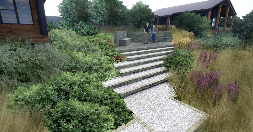 Дикий ландшафт на склоне