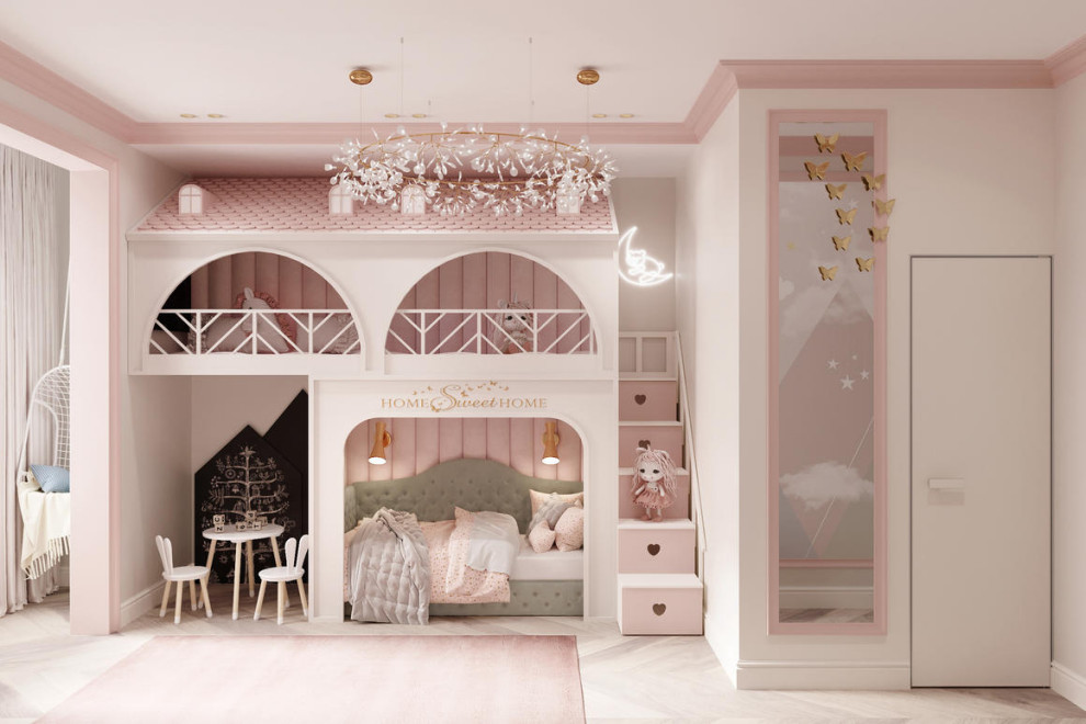 Роскошная современная классика для семьи с детьми в ЖК Русский Дом - 144 метра