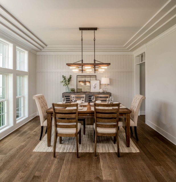Fenwick Model in Country Meadows farmhouse-dining-room