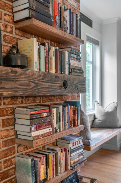 Condo Renovation rustic-living-room