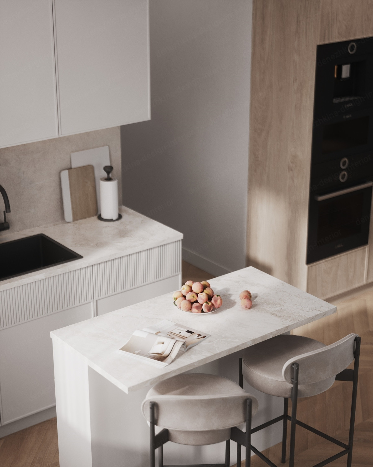 Дизайн проект 3 комнатной квартиры — ЖК Скандинавия