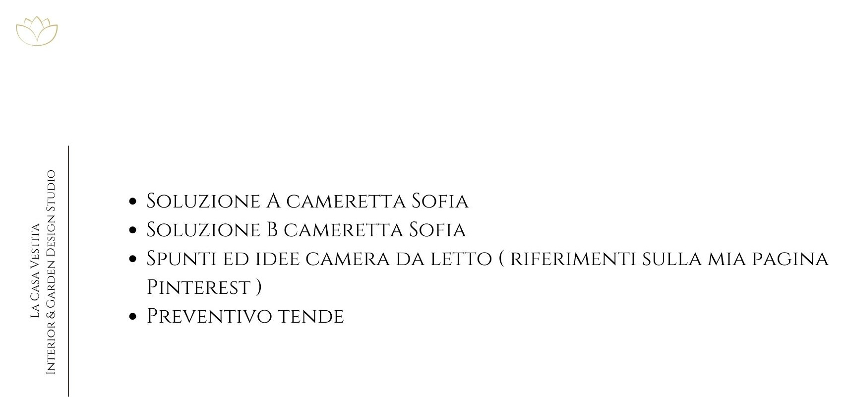 La camera di Sofia