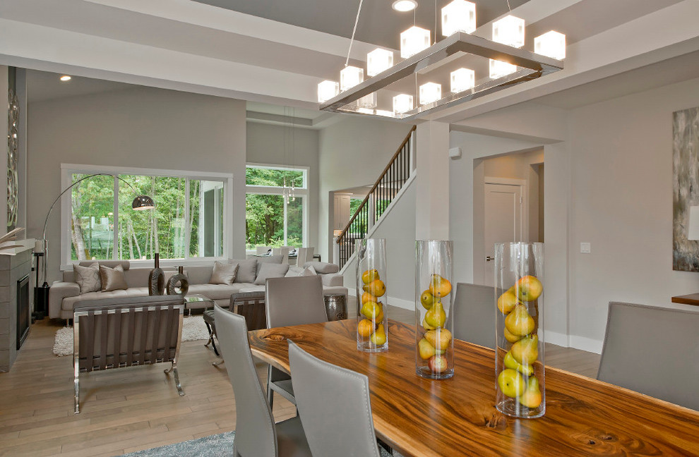 Inspiration for a transitional dining room remodel in Boise