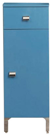 Easy Freestanding Bathroom Cabinet, Blue