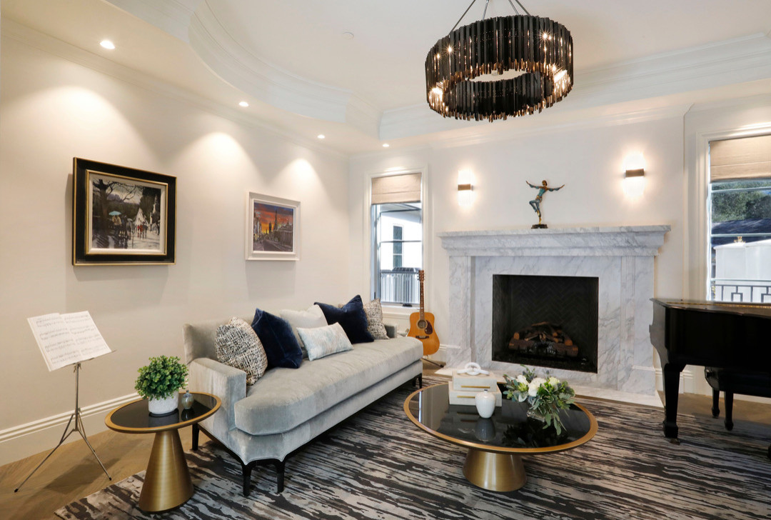 Entryway and Living Room