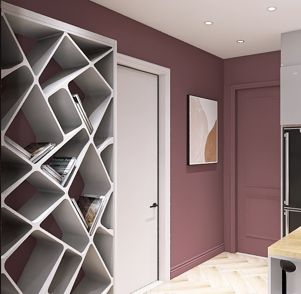 Кухня с островом в современном стиле