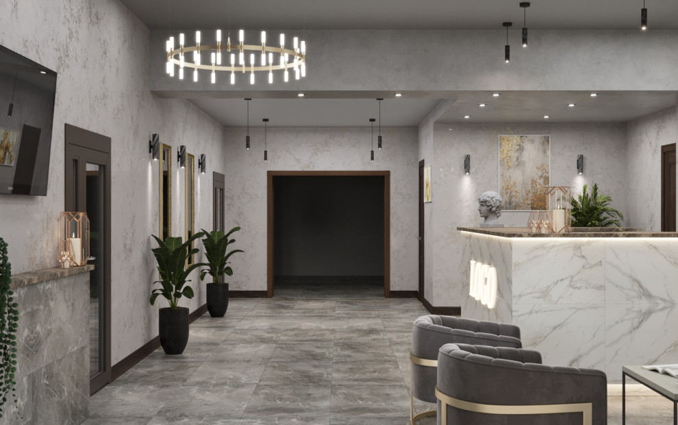 Холл гостиничного комплекса