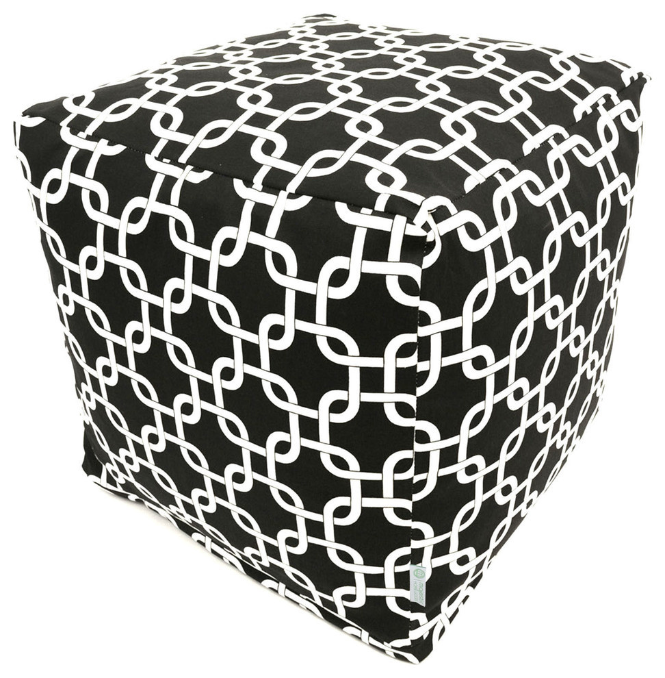 Outdoor Black Links Small Cube