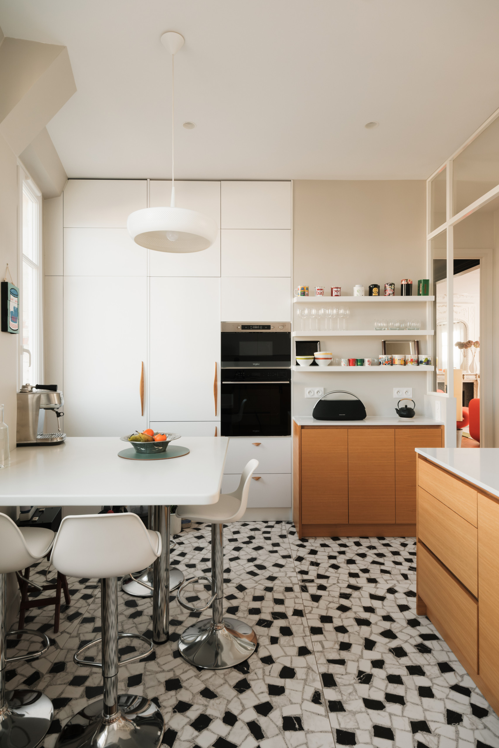 Rénovation d'un appartement "Tocqueville"- 180 m2 familial et contemporain