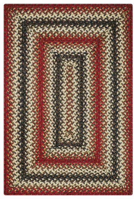 Homespice D"cor Chester Jute Braided Rug 4 x 6' Oval