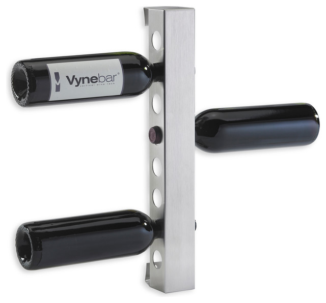 stainless steel wall wine rack
