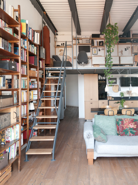 Casa studio Cedro industriell-trappa