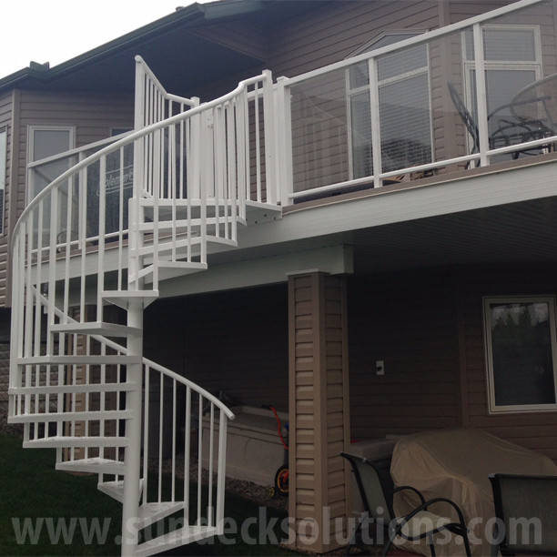 This is an example of a transitional deck in Calgary.
