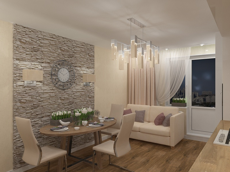 Кухня-гостиная 18 кв.м.