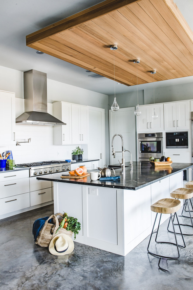 Design ideas for a beach style kitchen in San Francisco.