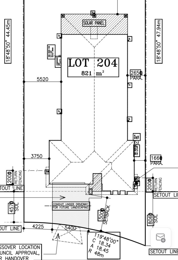 Proposed Meter Position Examples Water meter placement | Houzz AU