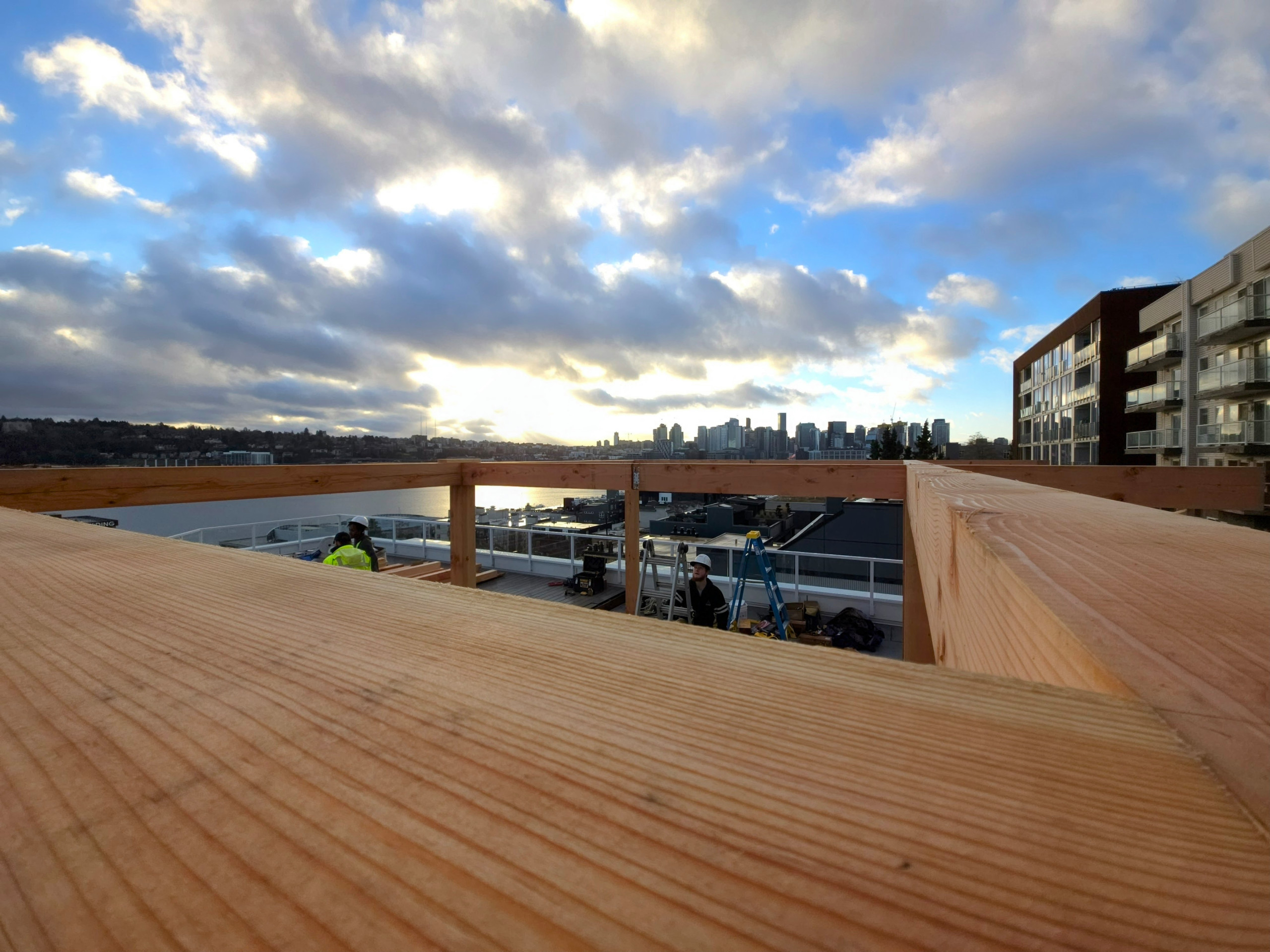 Westlake Pergola framing 3