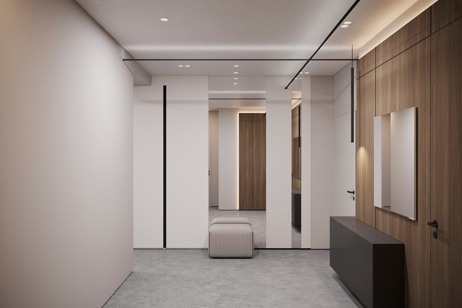 Квартира для семьи, которая любит природу и хоккей