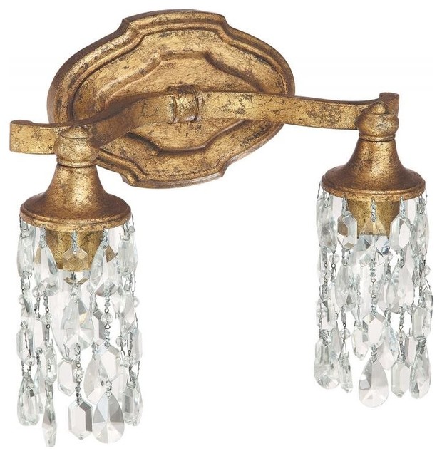 Capital Lighting Blakely 2 Lt Vanity Light 8522ag Cr Antique Gold