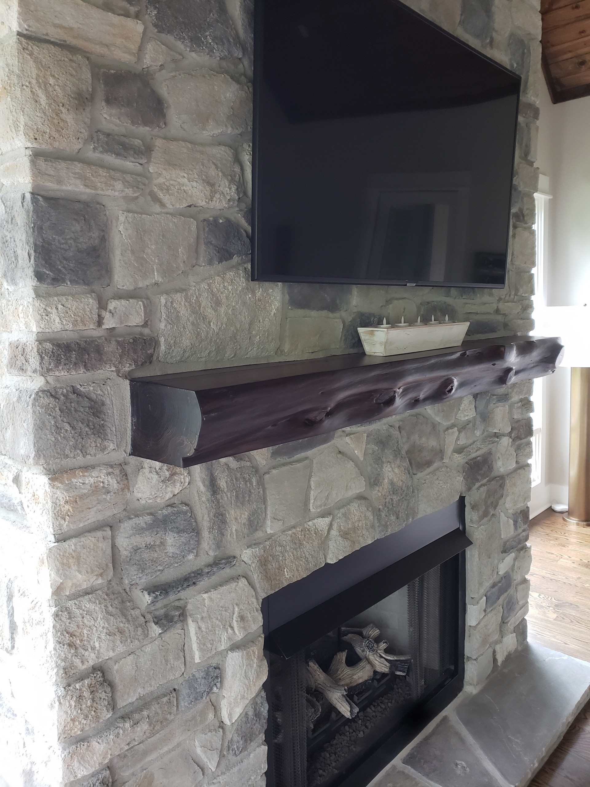 Custom Solid Beam Mantels