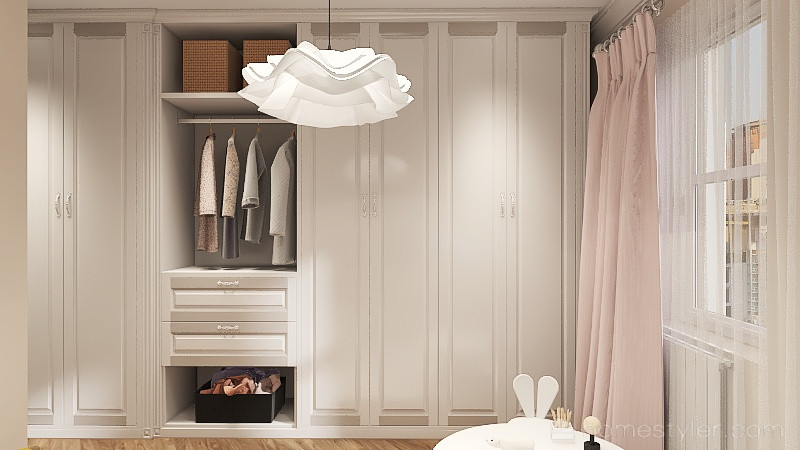 Проект  для молодой семьи в стиле неоклассика