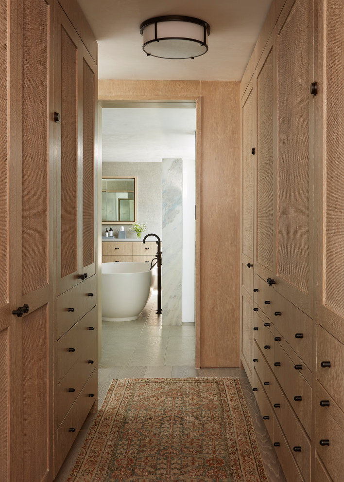 Closet - coastal closet idea in Los Angeles