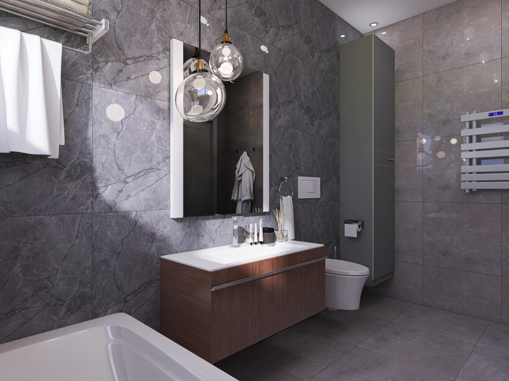 Ванная комната в загородном доме