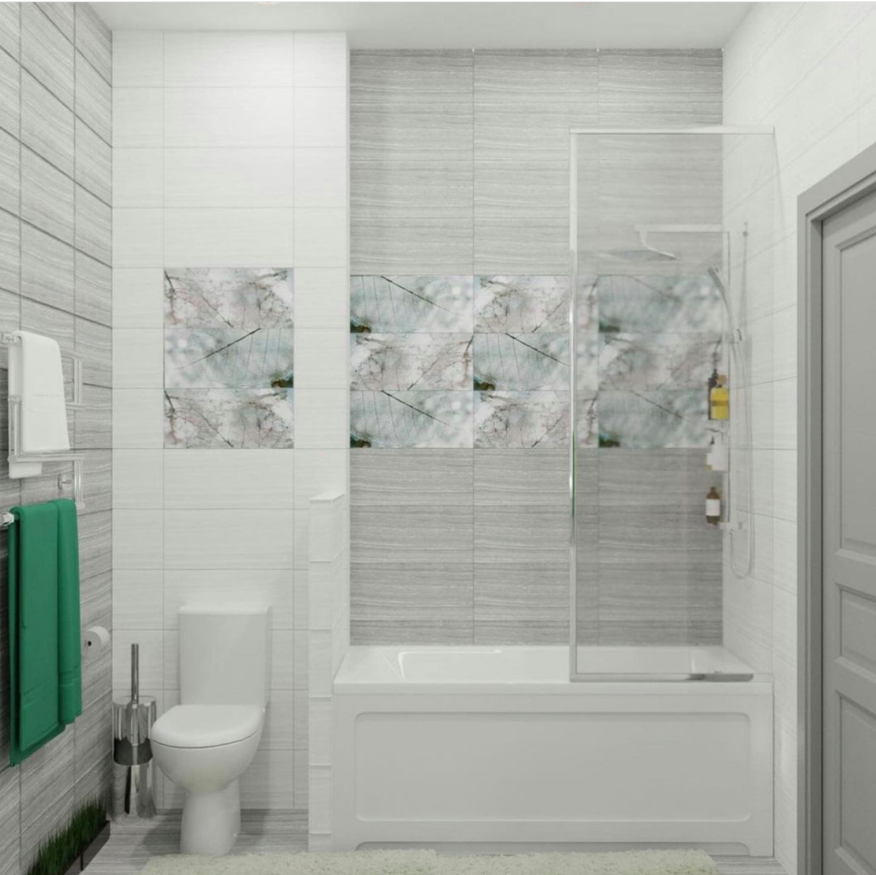 Дизайн - проект ванной комнаты