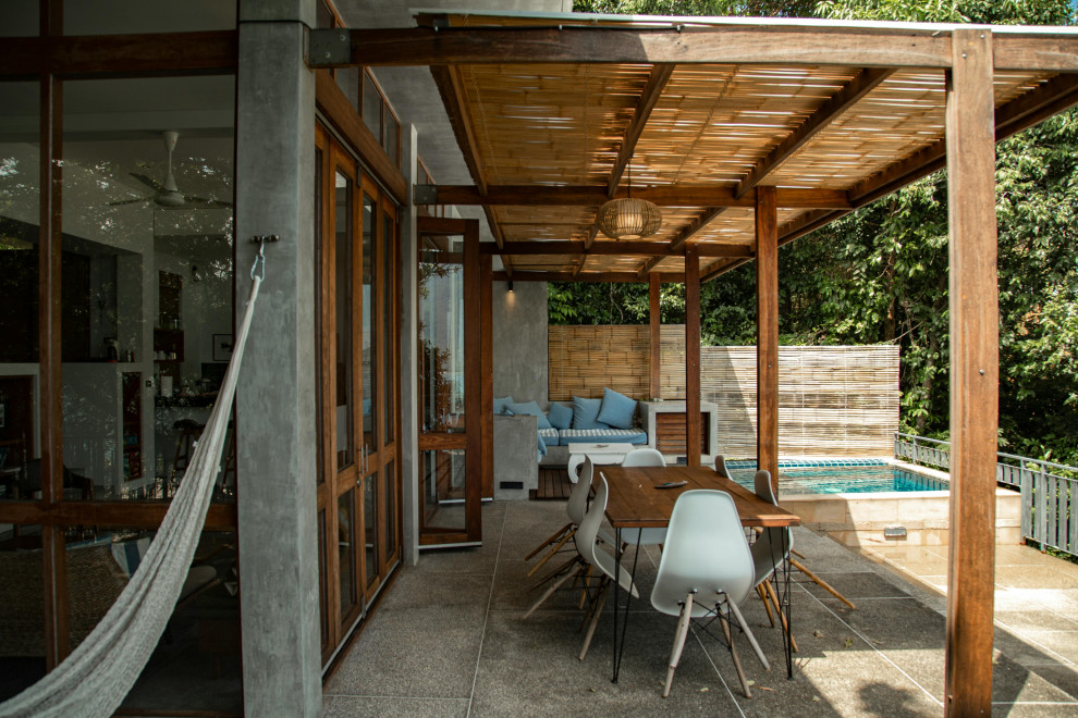 Pool Side Patios & Living Areas