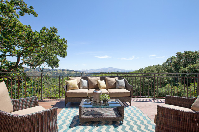 Rustic Modern rustico-terraza-y-balcon