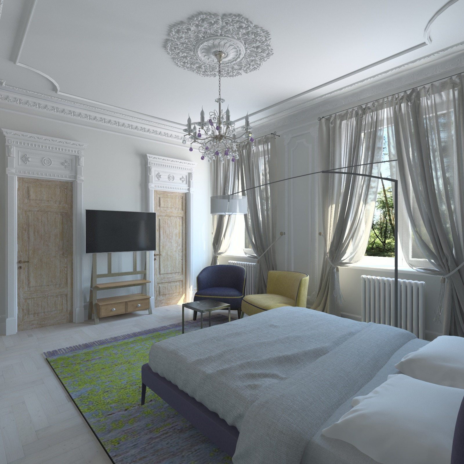 Интерьеры в таунхаусе.