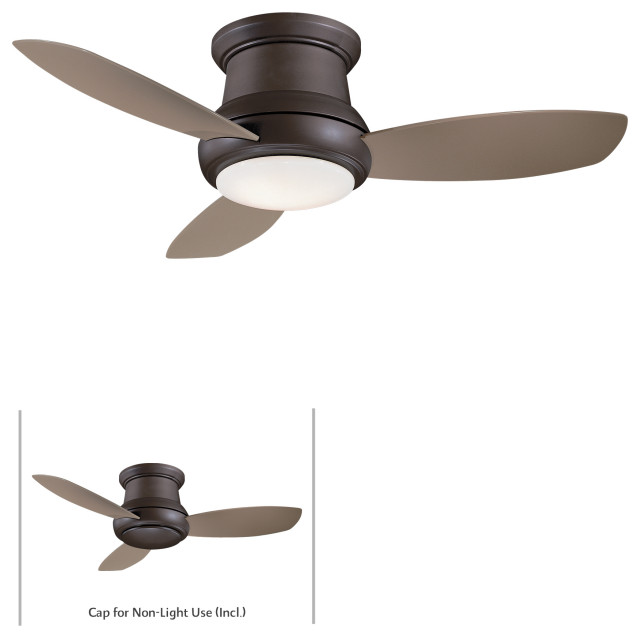 Minka Aire F518L-ORB Concept II, LED 44" Ceiling Fan, Oil Rubbed Bronze