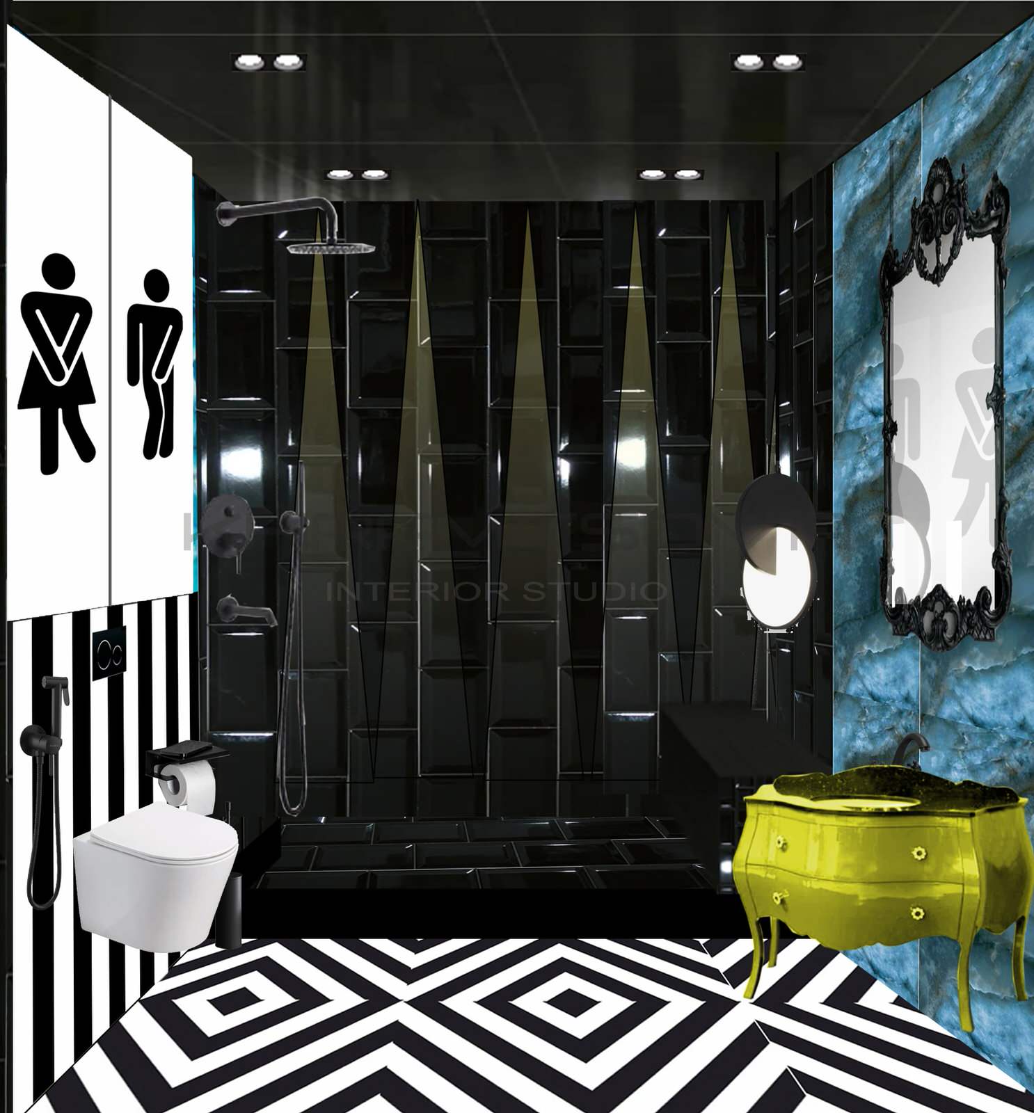 Концепция санузла вариант 1