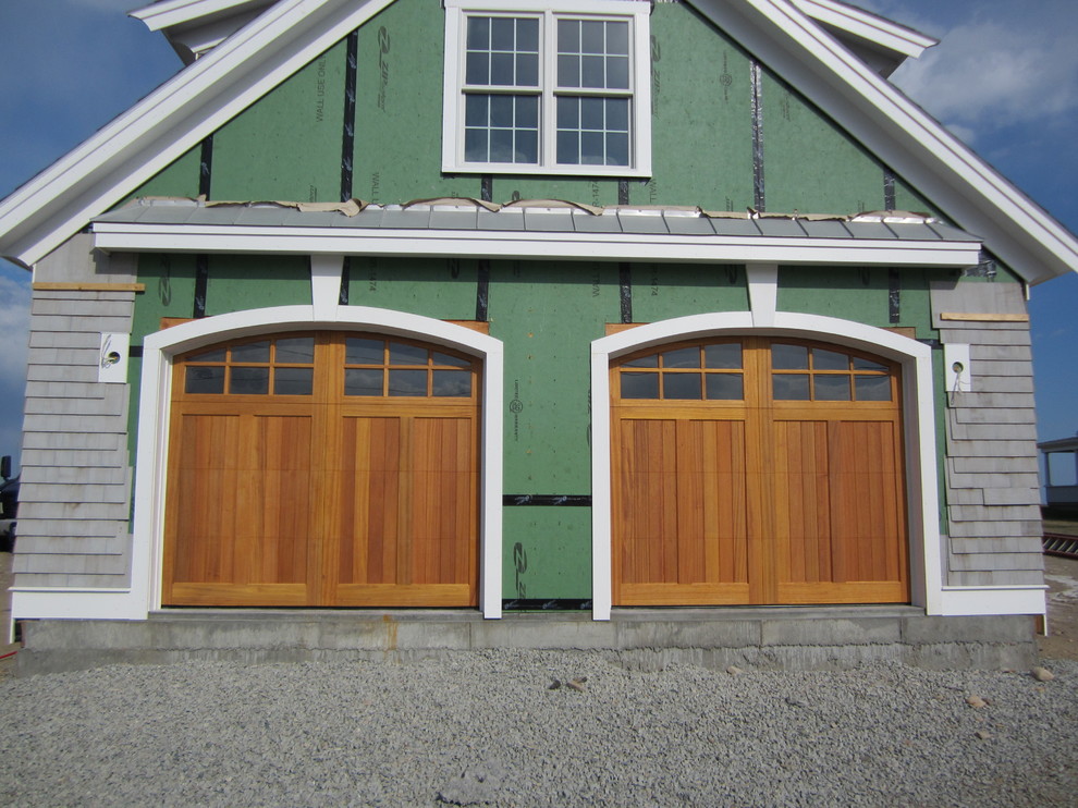 Wood Carriage House Garage Doors - Traditional - Garage ...