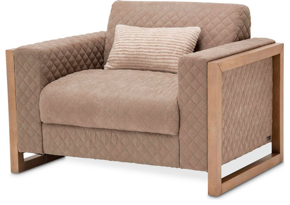 AICO Michael Amini Kathy Ireland Hudson Ferry Chair Transitional