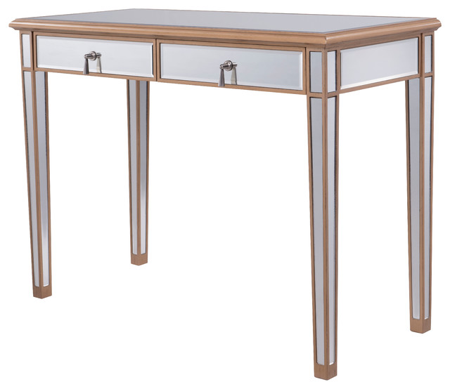 2 Drawers Dressing Table Transitional Bedroom & Makeup Vanities