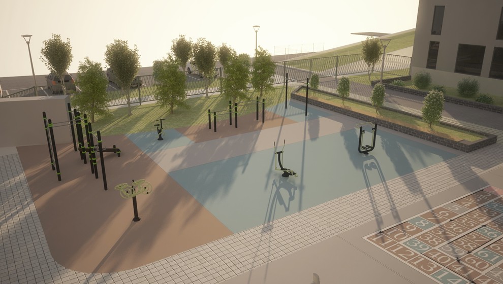 Эскизный проект благоустройства территории квартала "Новин" ГП4
