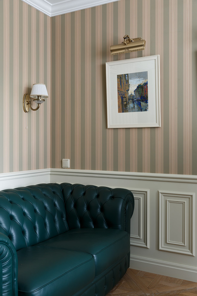 Квартира в Петродворце в классическом стиле - 124 м²