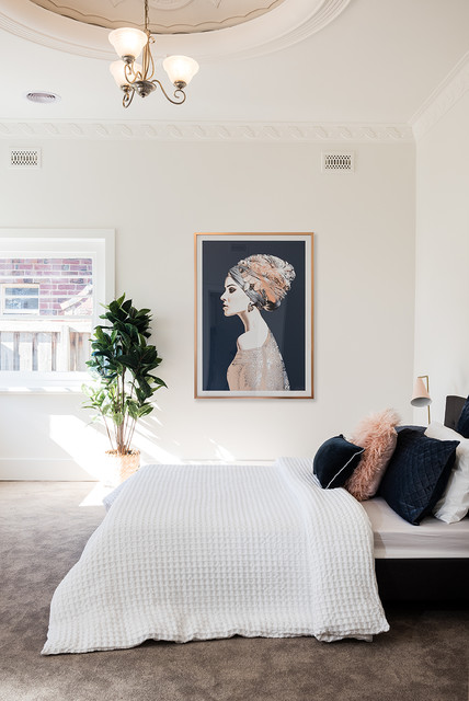 Bright & Eclectic High-End Extension contemporary-bedroom