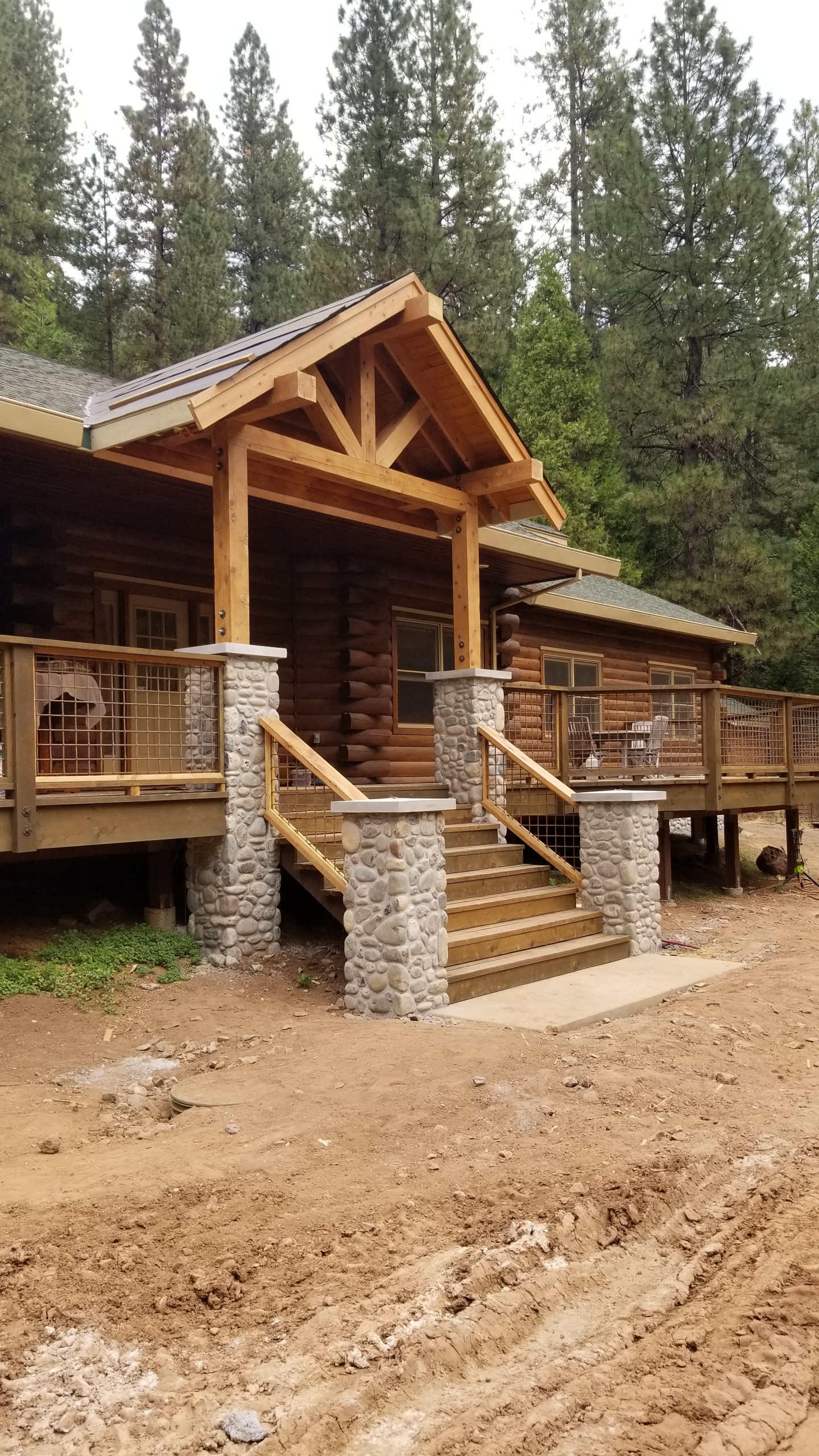 Complete remodel of log mountain home near Scotts Flat  Nevada City ,CA