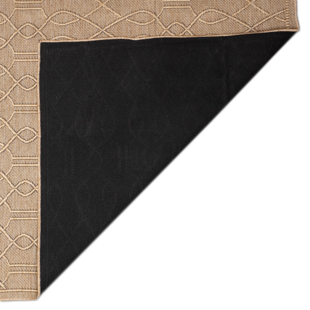 Soleil Wrought Iron Indoor/Outdoor Rug, 9'10