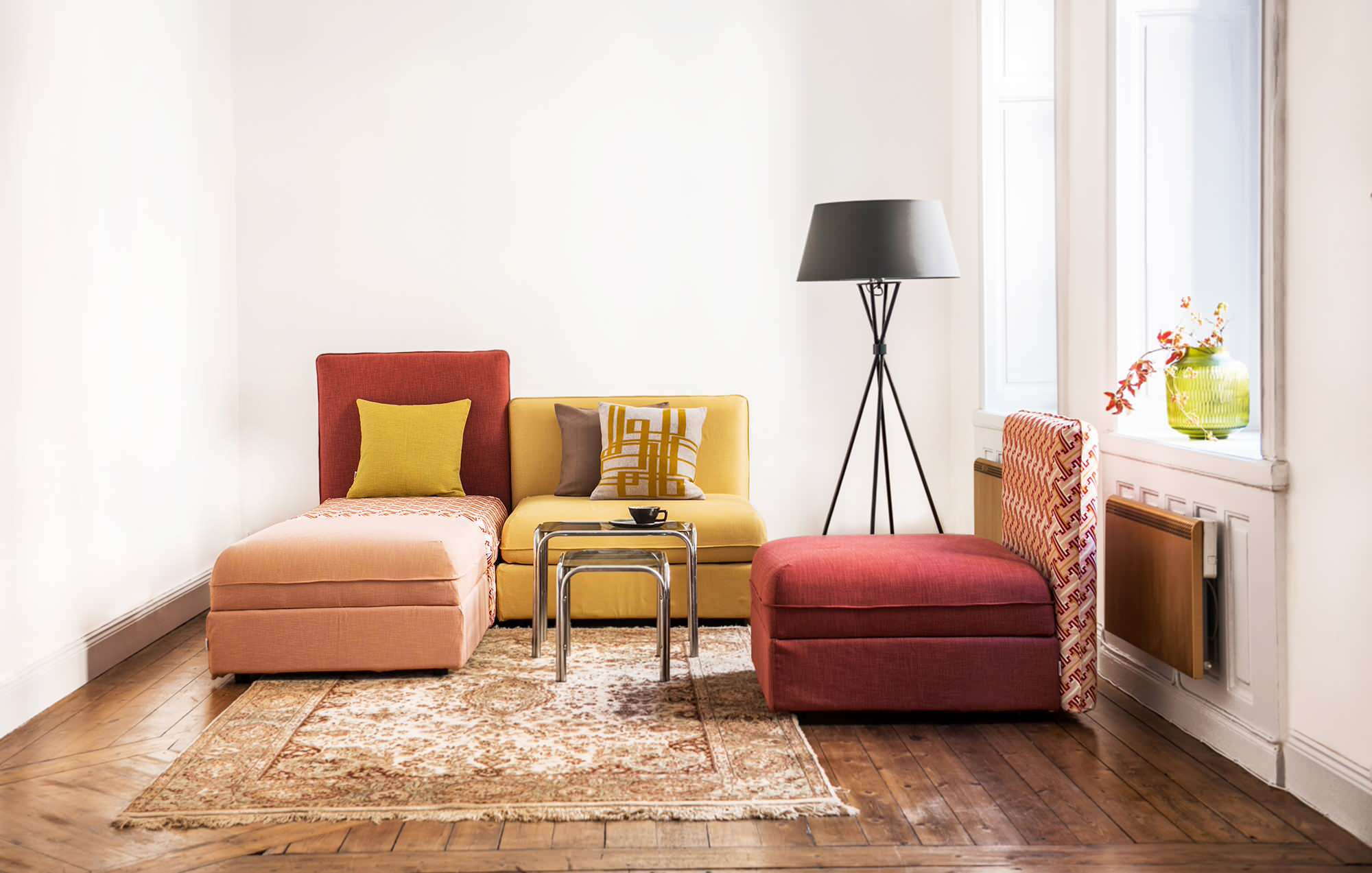 8 Ideen für ein gemütliches Wohnzimmer ohne Sofa