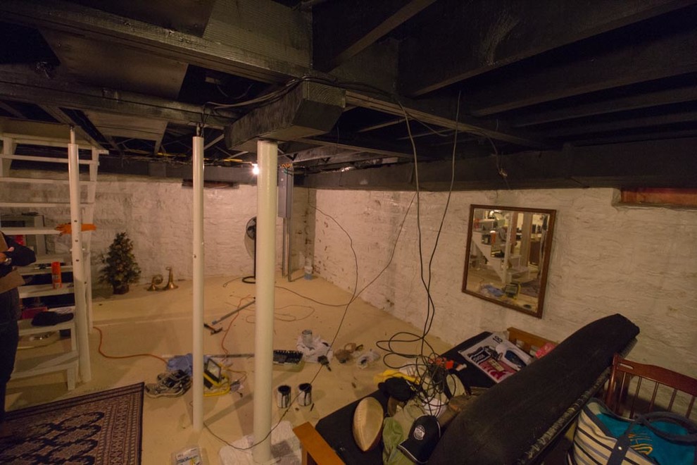 Basement Remodel Before