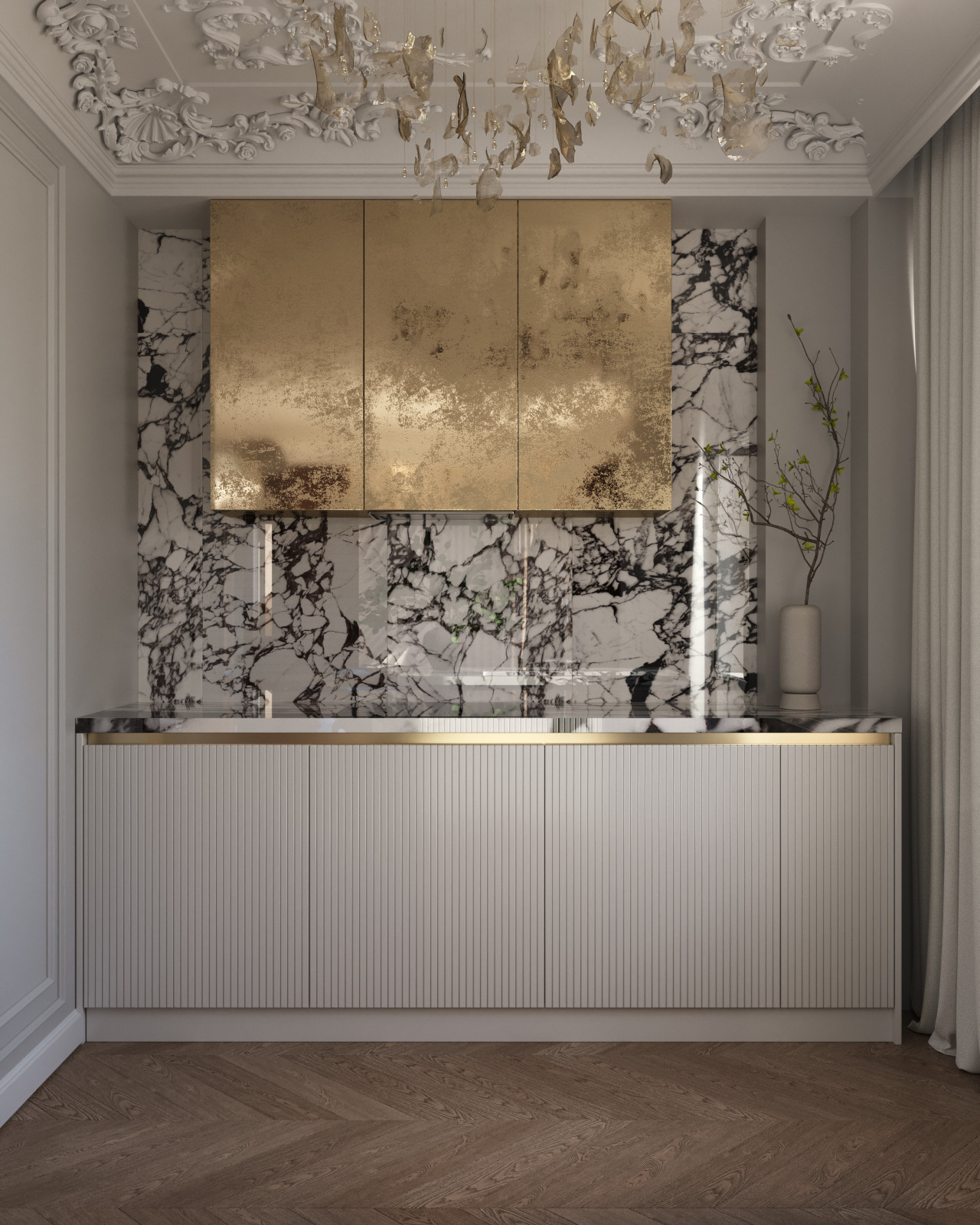 Интерьеры во французском стиле.