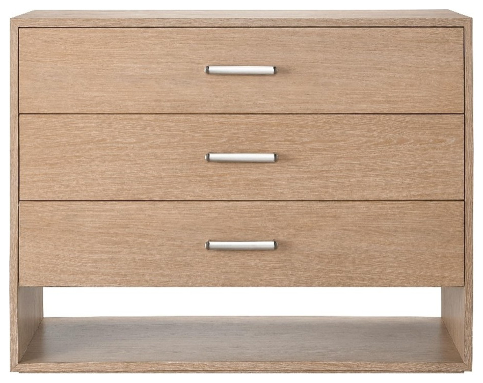 Universal Furniture Modern Nomad Vista Dresser in Tan Tech Oak Transitional Dressers by
