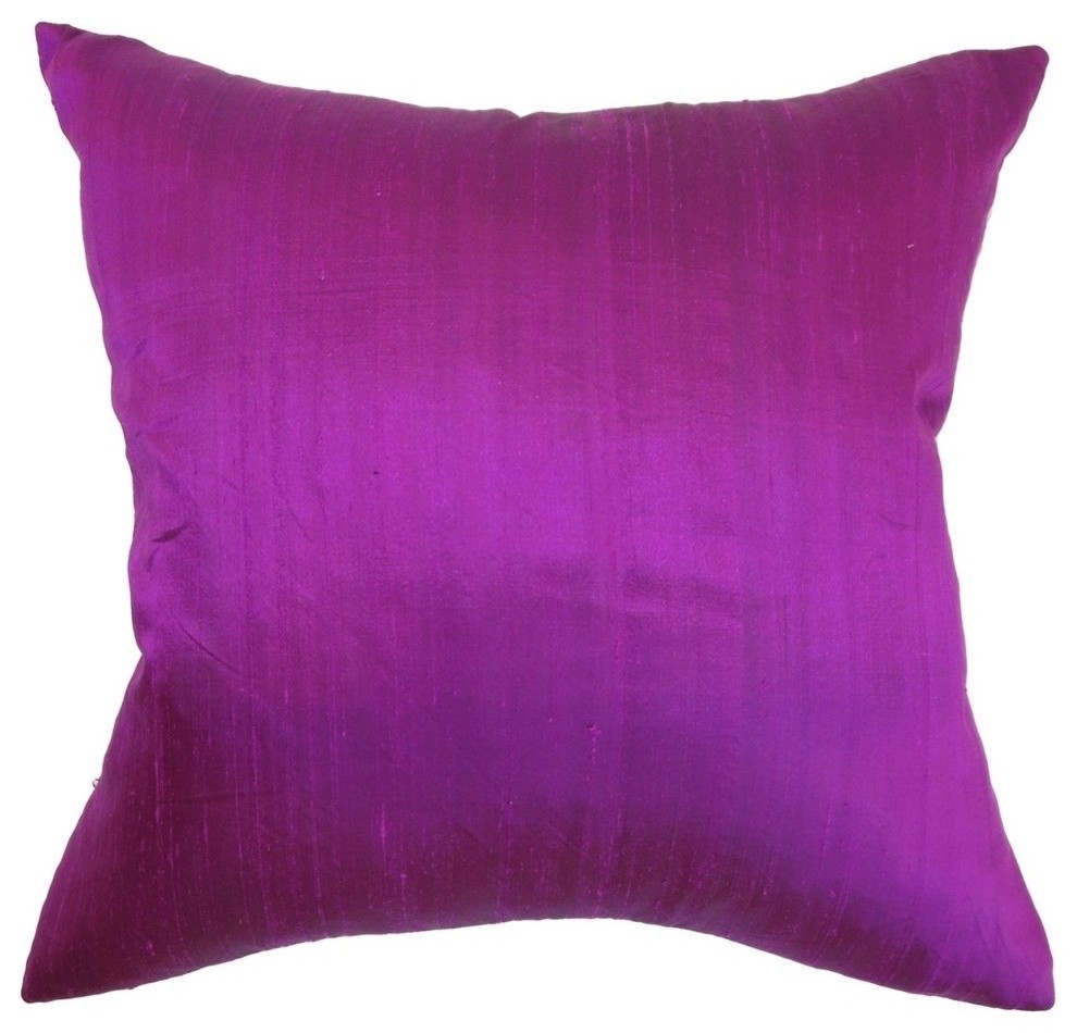 Ekati Plain Pillow Violet 20"x20"