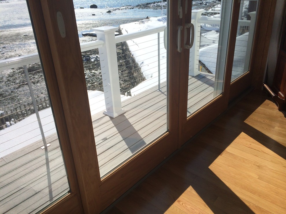 Transitional deck photo in Boston