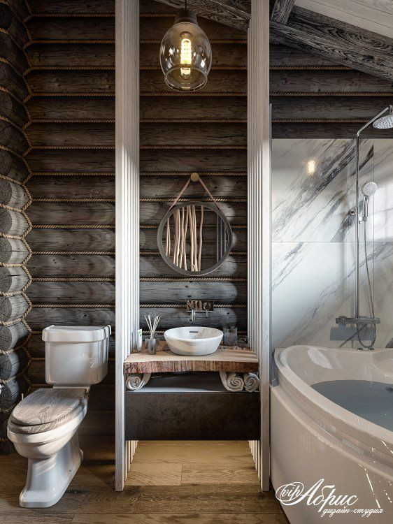 Разработка интерьера под ключ в деревянном доме (д.Красновский бор)